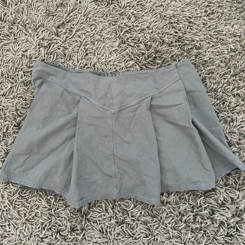 Free People Skort Grey/Blue